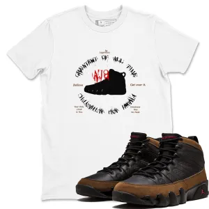 - Flexible 9 SNRT Goat Sneaker Jordan Bold Kick Olive Air Tees