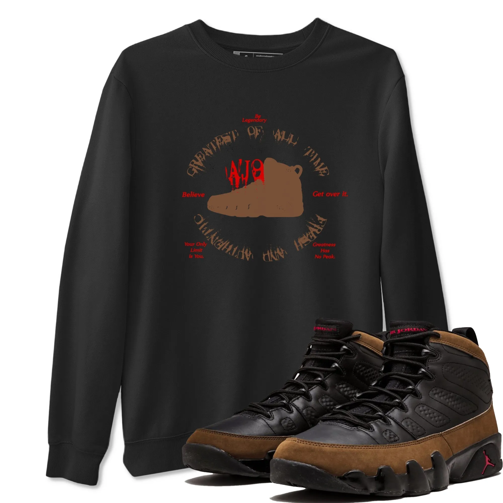 - Flexible 9 SNRT Goat Sneaker Jordan Bold Kick Olive Air Tees