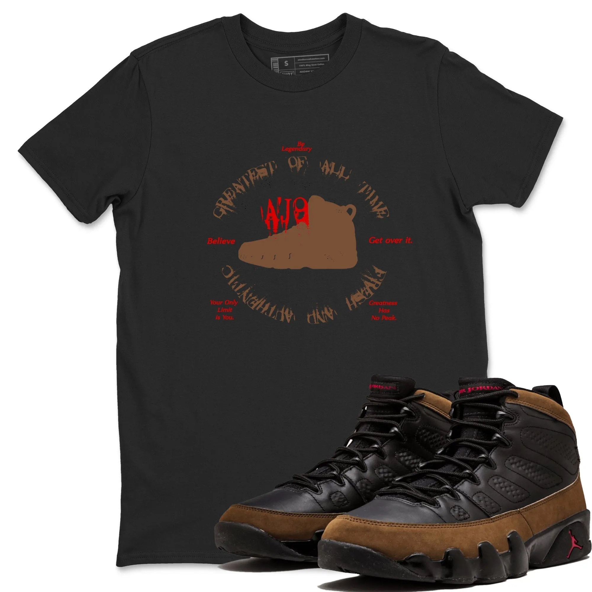 - Flexible 9 SNRT Goat Sneaker Jordan Bold Kick Olive Air Tees
