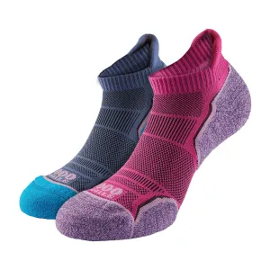 2 Pack Ladies Single Layer Running Ankle Socks