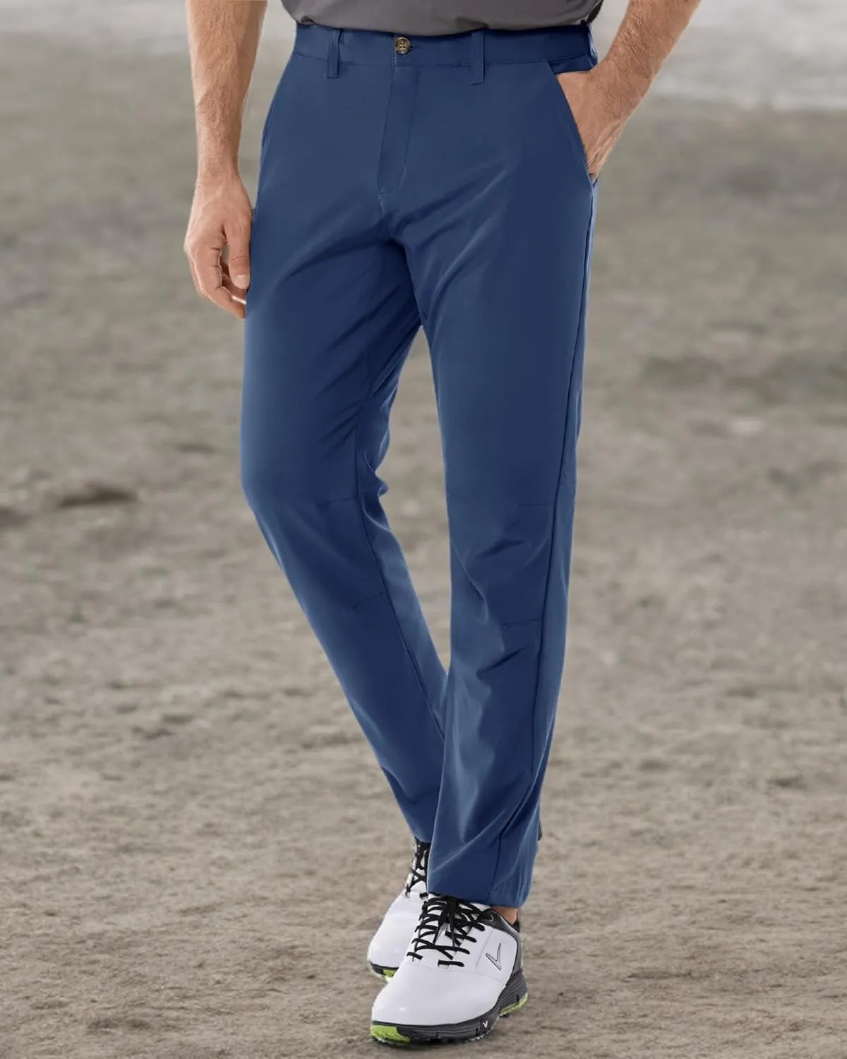 33,000ft Men's Golf Pants with 5 Pockets Classic-Fit Stretch Quick Dry Lightweight UPF 50  Hiking Pants