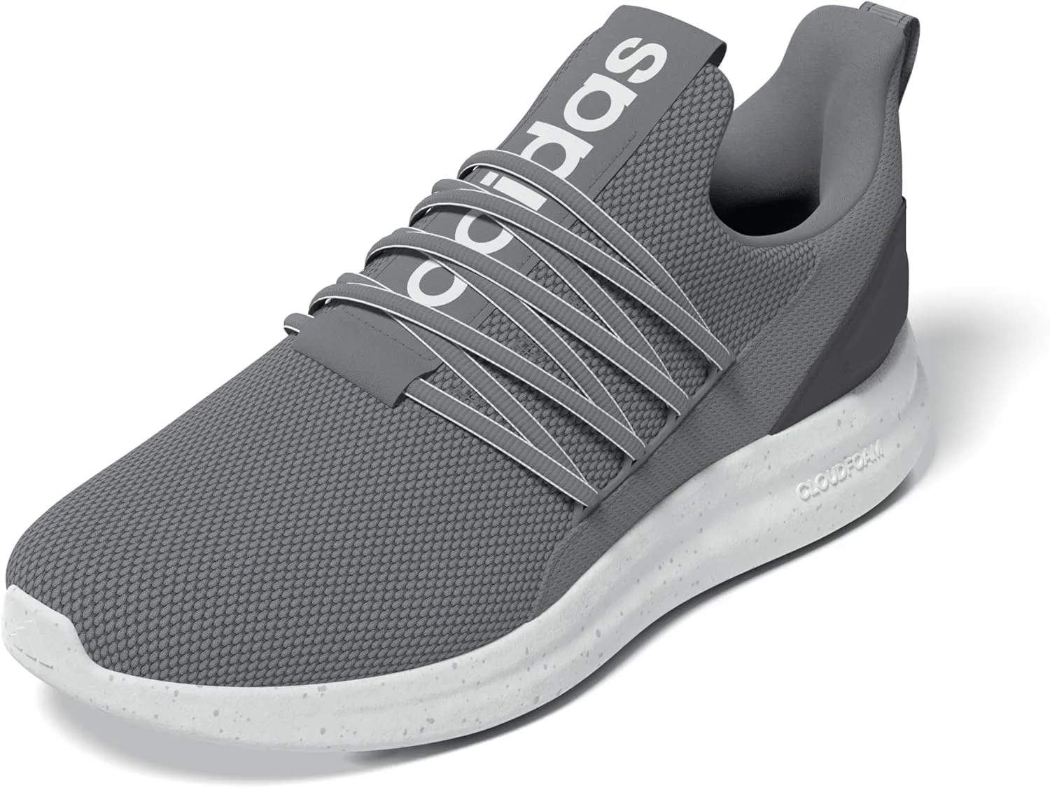 adidas Men's Lite Racer Adapt 7.0 Sneaker, Grey/White/Grey, 10.5