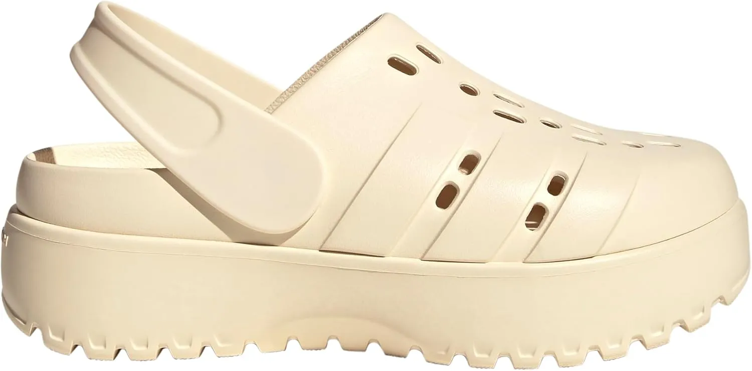 adidas Women's Adilette Clog Platform Slide Sandal