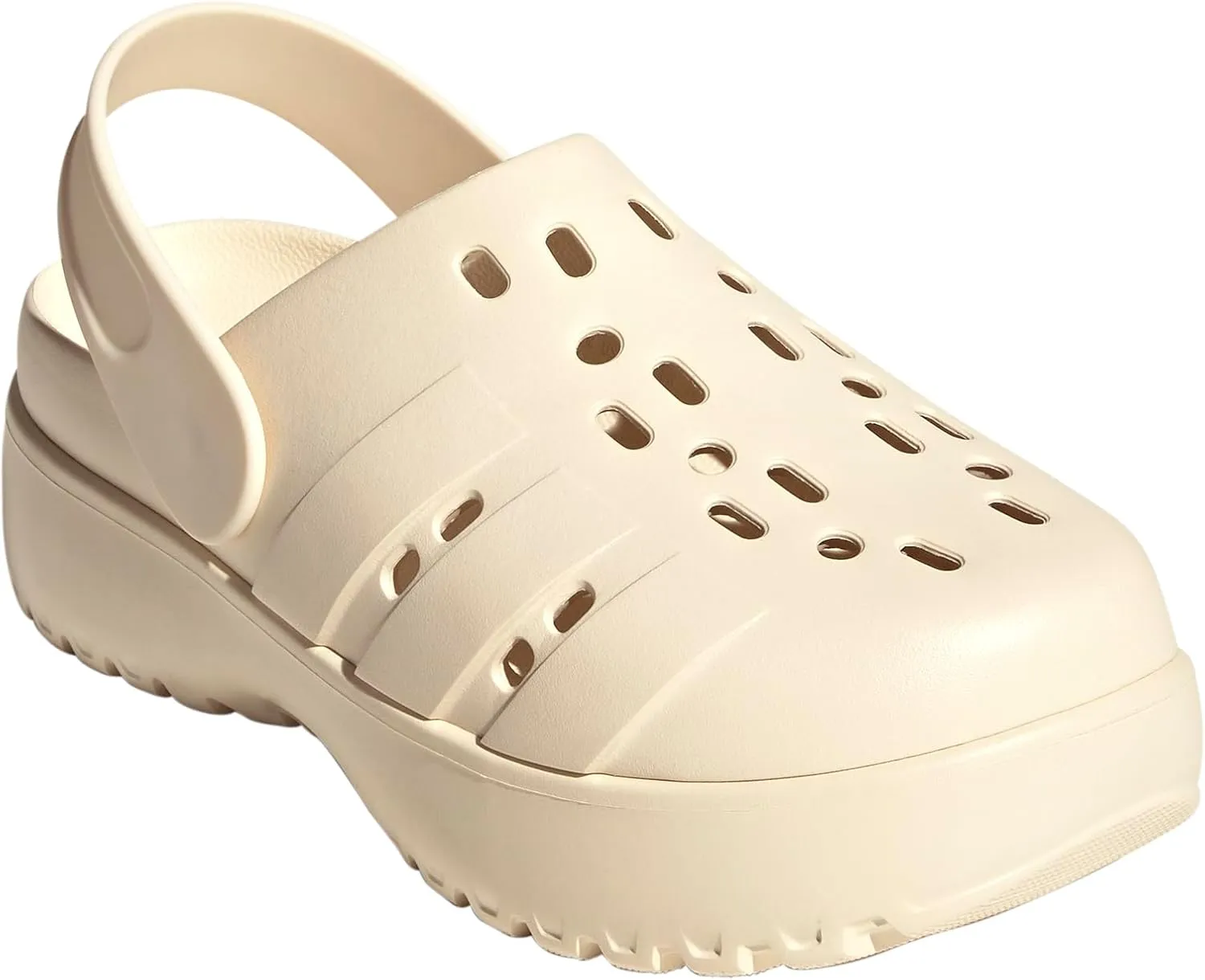 adidas Women's Adilette Clog Platform Slide Sandal