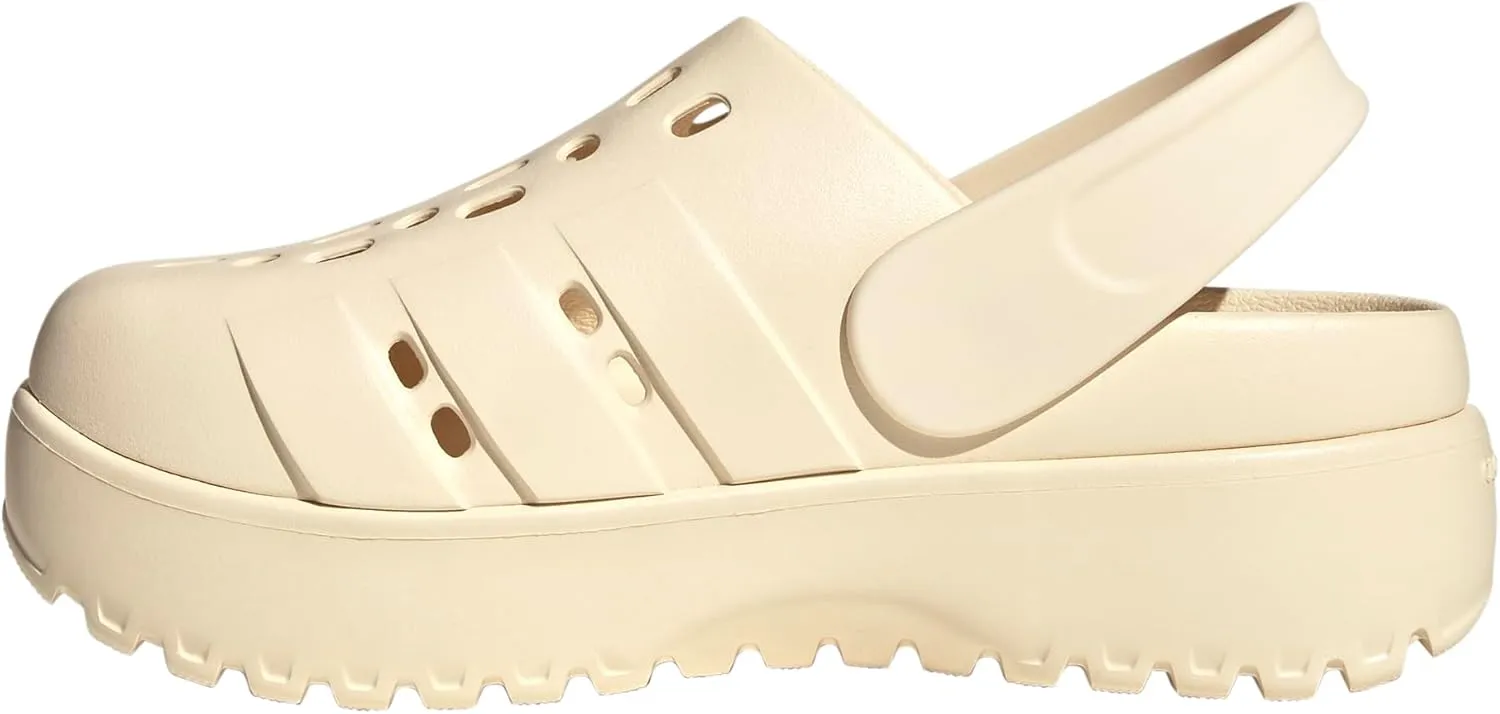 adidas Women's Adilette Clog Platform Slide Sandal