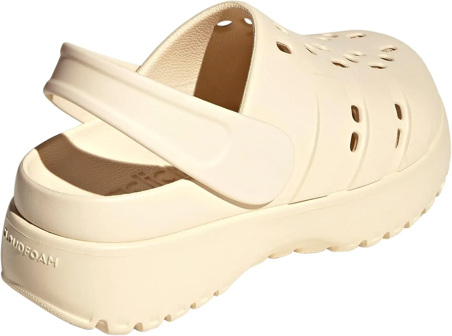 adidas Women's Adilette Clog Platform Slide Sandal