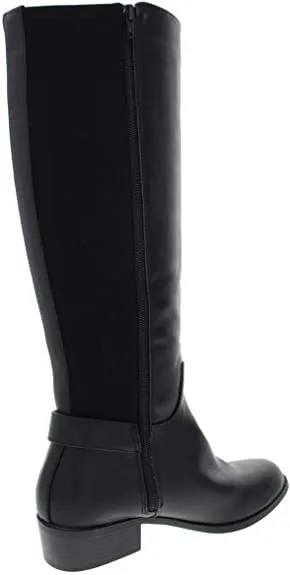 Alfani Womens Kallumm Almond Toe Knee High Fashion Boots, Black, Size 5.5