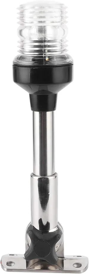 All Round Anchor Navigation Light 3W LED Sail Signal Lamp for Yacht Boat Marine Stainless Steel ABS 9in 360 Degree