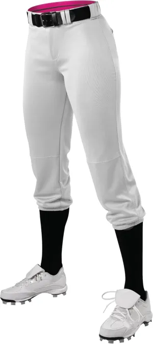 Alleson Athletic Women's Fastpitch/Softball Belted Speed Pant – Moisture-Wicking, Durable Fabric, and Pro-Style Fit