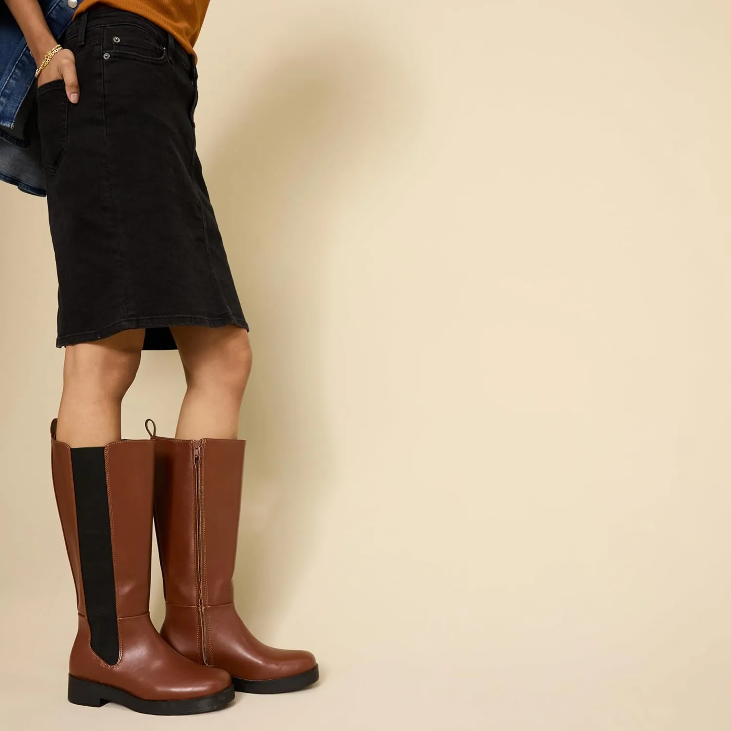 Amazon Essentials Women's Tall Gusset Boot
