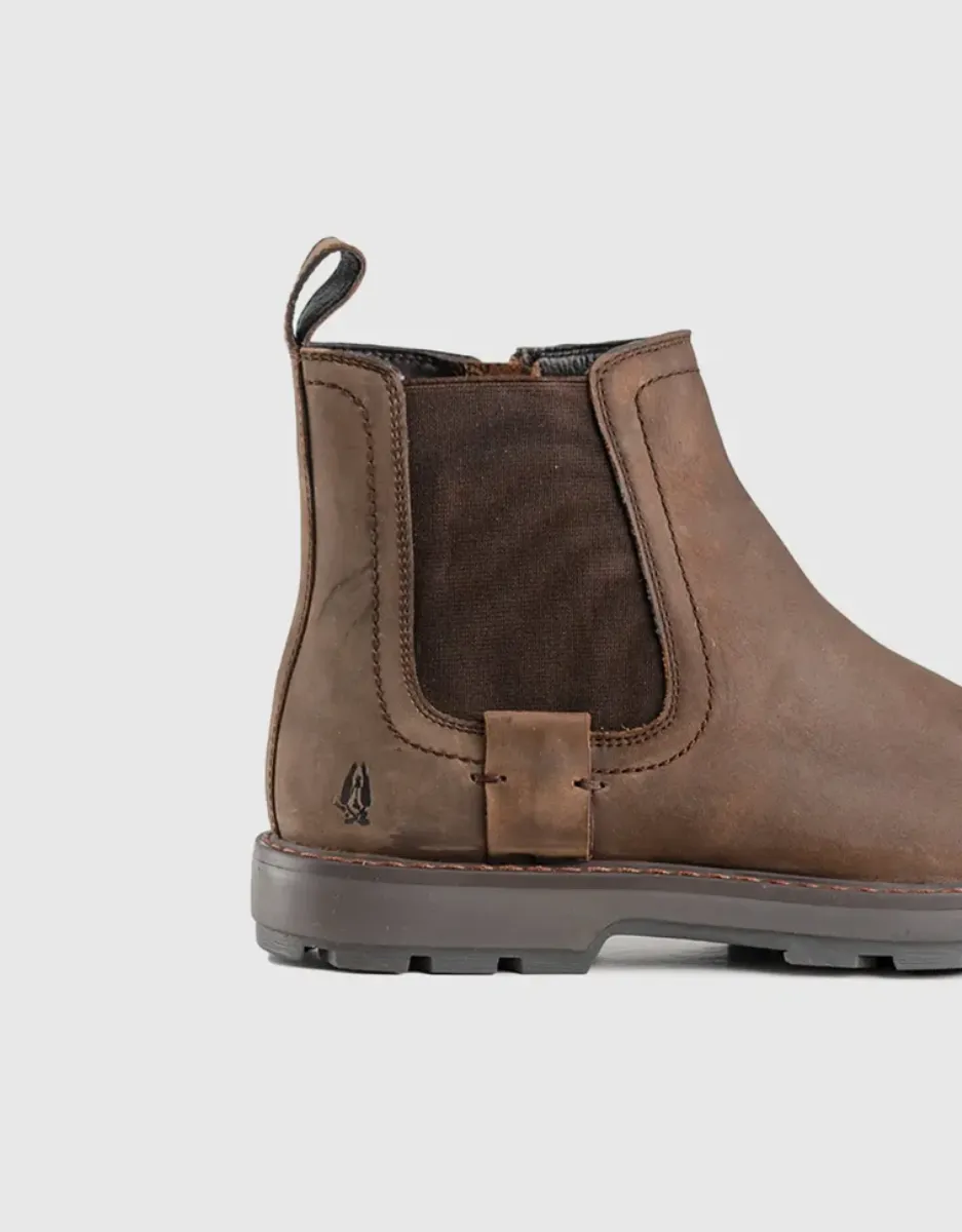Amir Pull Up Boots in Vintage Brown