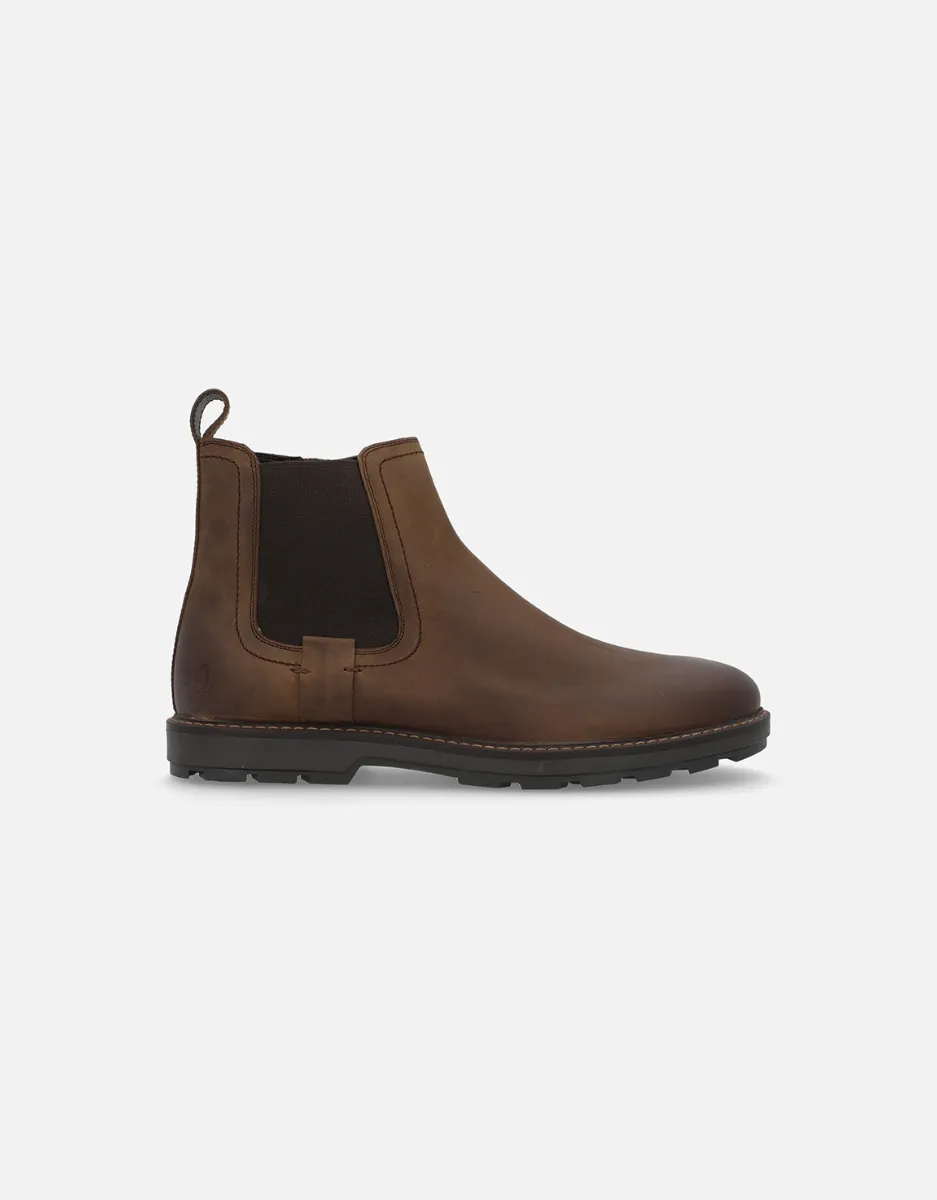 Amir Pull Up Boots in Vintage Brown