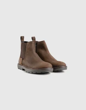 Amir Pull Up Boots in Vintage Brown