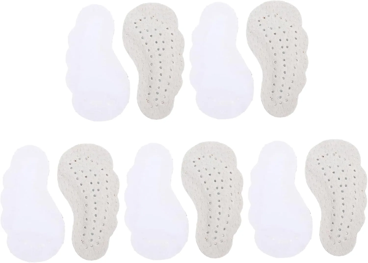 Anti-Slip Mat Sets Heel Pads for High Heels Half Insoles Cushions Comfortable for Walking Forefoot Pads Lightweight