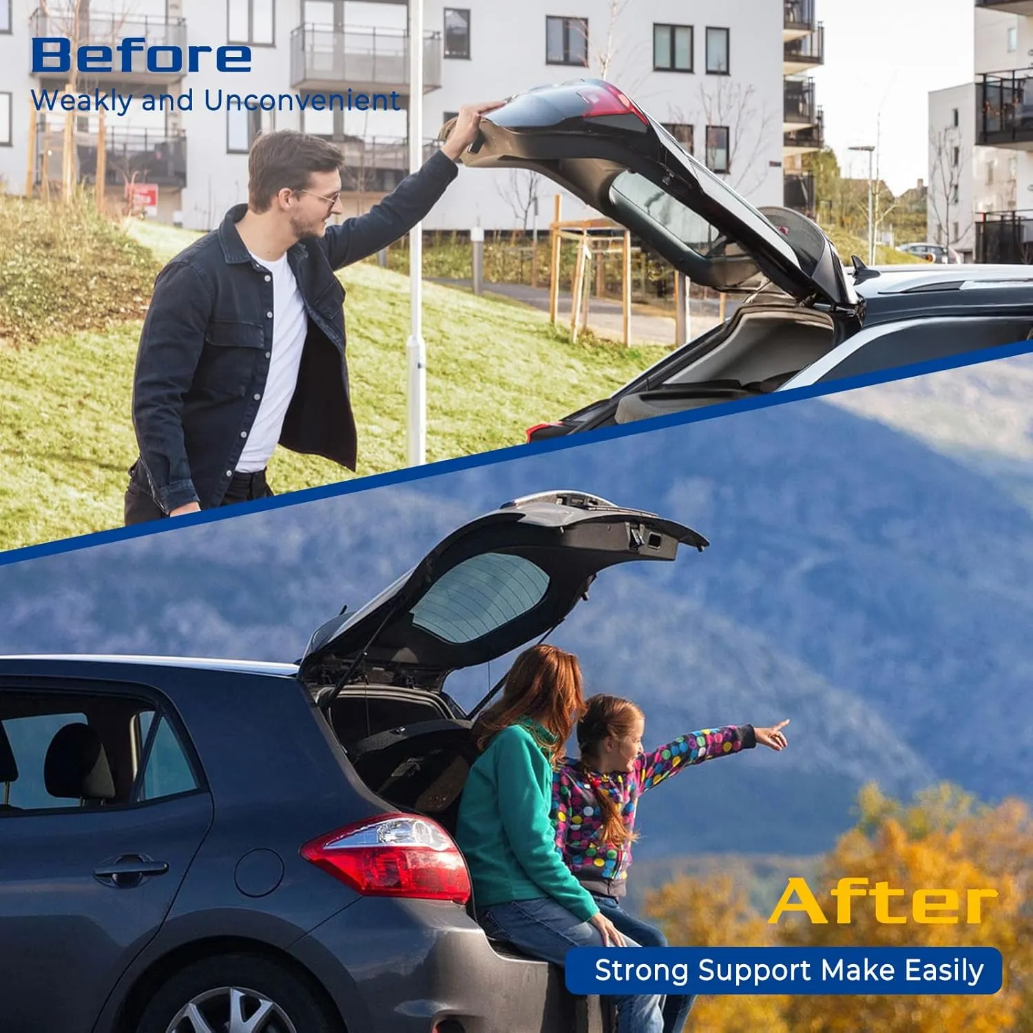 ARANA Trunk Struts for Honda CRV 2007-2011, 6179 Rear Hatch Struts Lift Support Compatible with 2007-2011 Honda CR-V Base/EX/EX-L/LX/SE, 2 Pcs