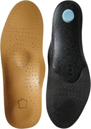 Arch Support Leather Insoles for Men Orthotic Shoe Insoles for Flat Feet Plantar Fasciitis Bone Spurs Non Slip Shoe Pads for Absorption and Comfort Cushioning, Mens 11-11.5 M US