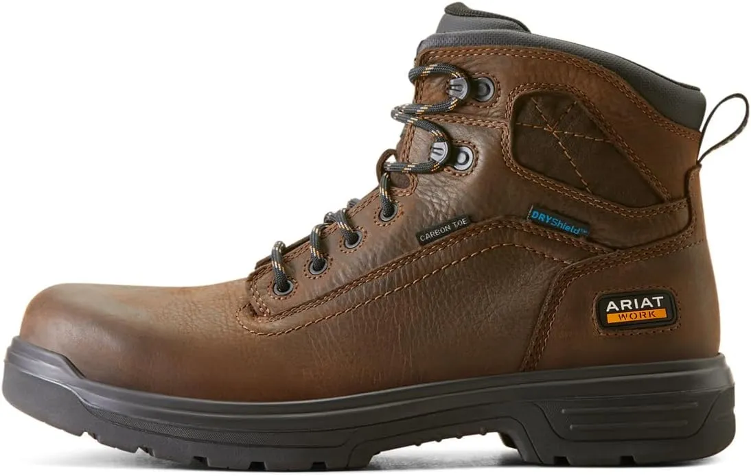 Ariat Men's Turbo 6" Waterproof Carbon Toe Work Boot