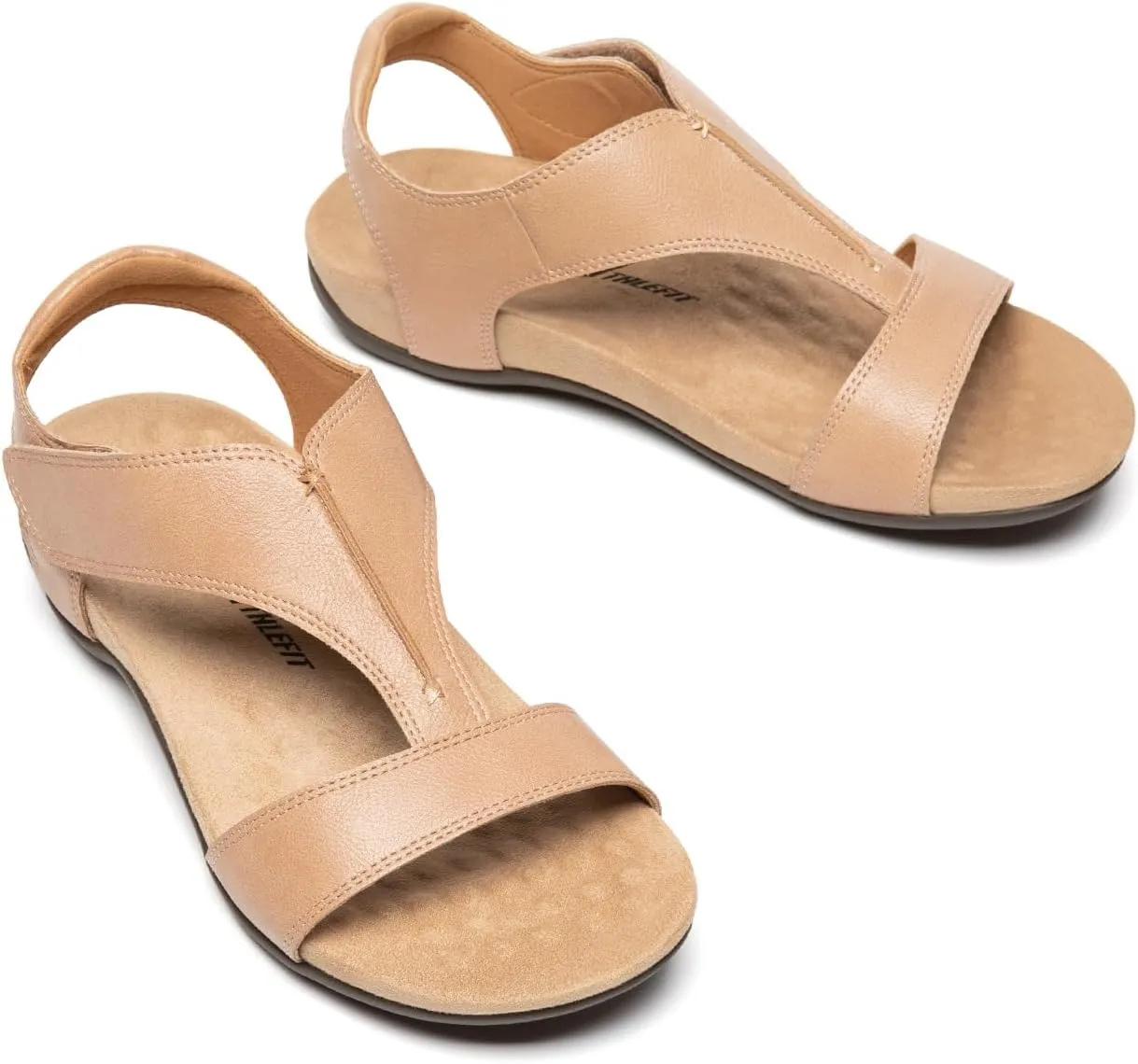 Athlefit Orthopedic Sandals for Women Comfortable Beach Orthotic Sandals with Arch Support