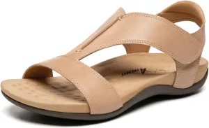 Athlefit Orthopedic Sandals for Women Comfortable Beach Orthotic Sandals with Arch Support