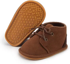 Babelvit Baby Boy Girl Soft Sole Canvas Sneakers Sparkle High Top Lace Up Infant Unisex Ankle Shoes Boots Toddler Newborn Prewalker First Baby Walking Crib Shoes