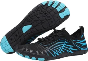 Barefoot Shoes Women, Men, Unisex - Athletic Water Shoes, Black, US Women's Sizes