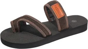 Beach Sandals for Summer Spring And Summer Women's Thong Sandals Fashion Leisure Mesh Lightweight Flat Toe Beach