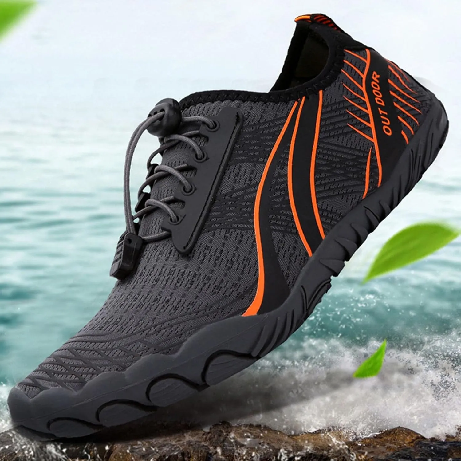 Beach Swim Water Shoes for Men Women Quick Dry Barefoot Aqua Pool Surf Hiking Kayaking Diving Yoga Lightweight Breathable