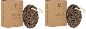 Beauty by Earth Pumice Stone for Feet - Natural Lava Stone Foot Exfoliator, Callus Remover, Foot Scrubber, Cracked Heels Solution, Strong & Durable Design for Smooth & Soft Feet