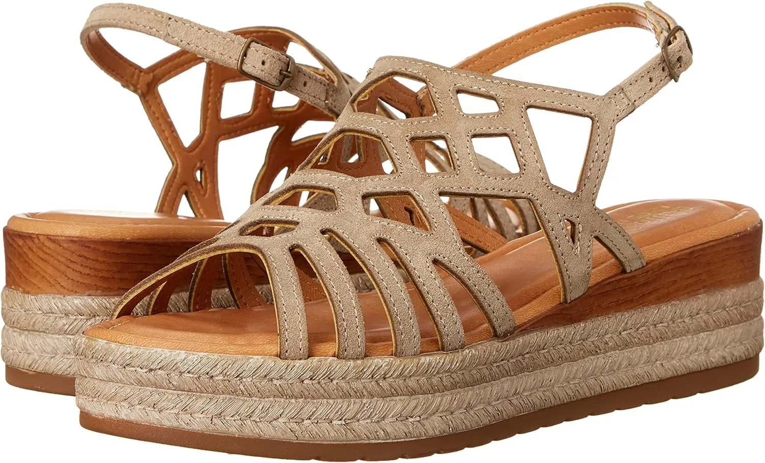 Bella Vita Made in Italy Women's Zip-Italy Platform Sandal Flat