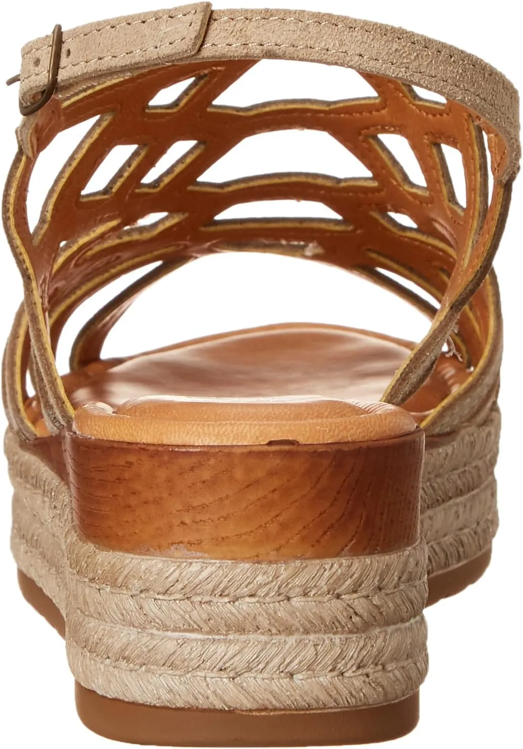 Bella Vita Made in Italy Women's Zip-Italy Platform Sandal Flat