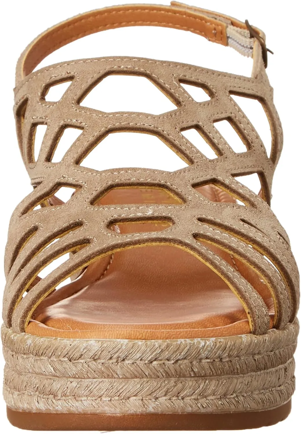 Bella Vita Made in Italy Women's Zip-Italy Platform Sandal Flat