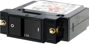 Blue Sea Systems 7399 A-Series Flat Rocker Circuit Breaker - Single Pole
