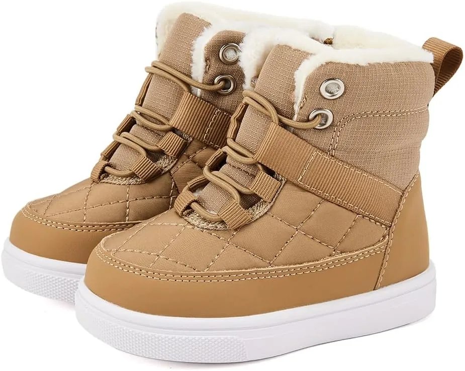 BMCiTYBM Baby Snow Boots Boys Girls Winter Infant Shoes Anti-Slip 6 9 12 18 24 Months Faux Fur