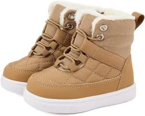 BMCiTYBM Baby Snow Boots Boys Girls Winter Infant Shoes Anti-Slip 6 9 12 18 24 Months Faux Fur