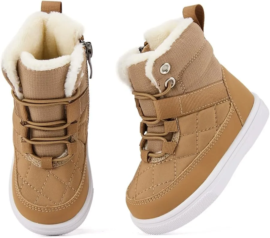 BMCiTYBM Baby Snow Boots Boys Girls Winter Infant Shoes Anti-Slip 6 9 12 18 24 Months Faux Fur