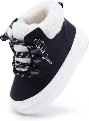 BMCiTYBM Baby Snow Boots Winter Shoes Infant Boys Girls Booties Non Slip Cold Weather 6-24 Months