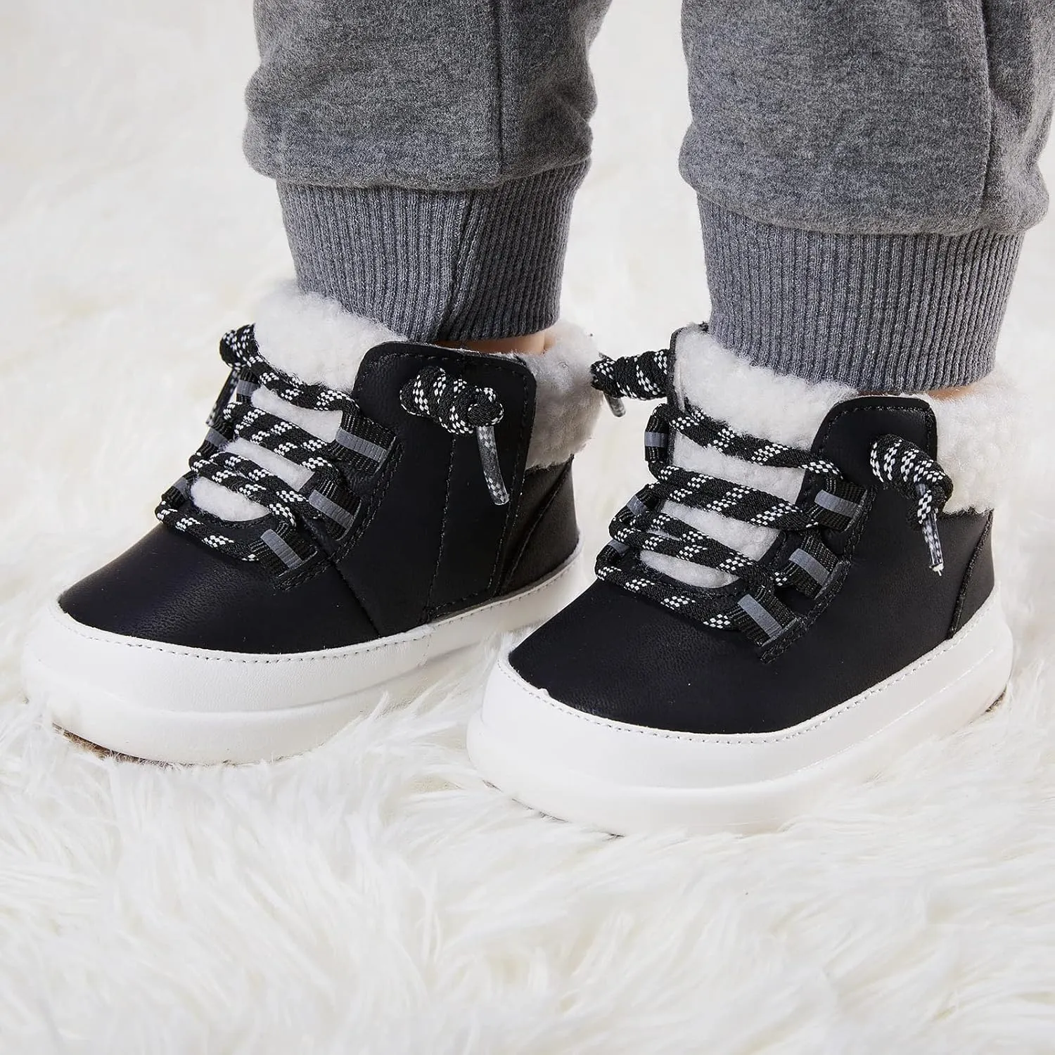 BMCiTYBM Baby Snow Boots Winter Shoes Infant Boys Girls Booties Non Slip Cold Weather 6-24 Months