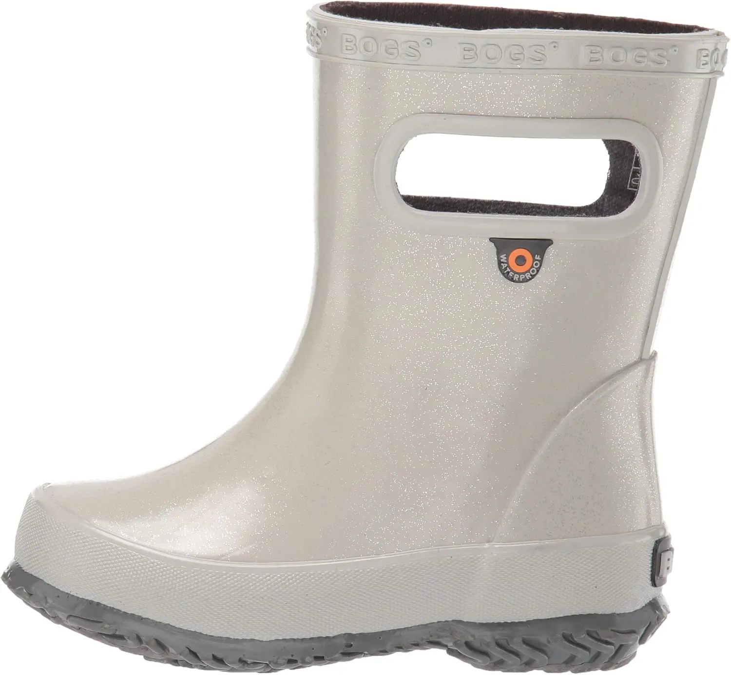 BOGS Unisex-Child Skipper Rubber Waterproof Boys and Girls Rain Boot