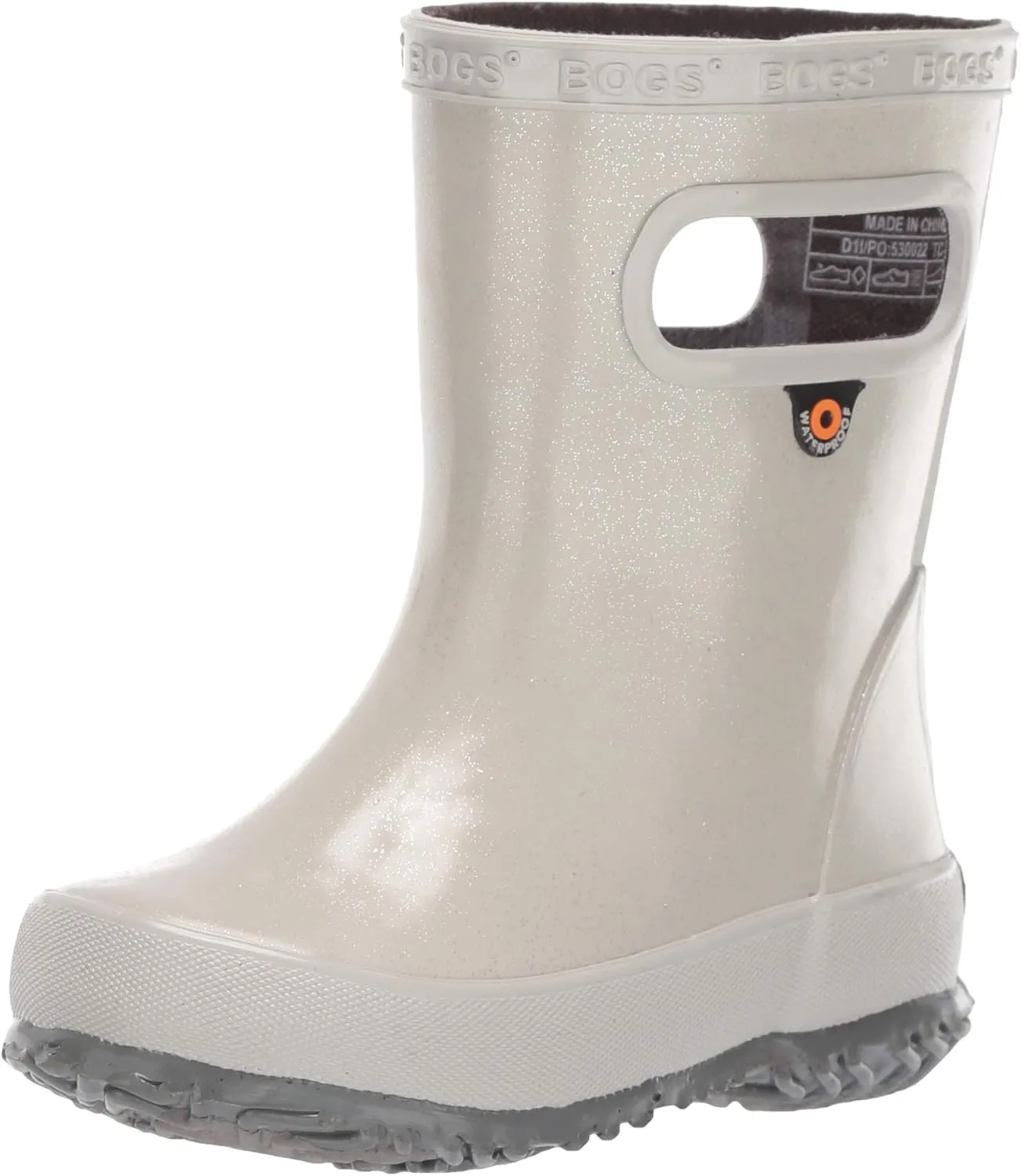 BOGS Unisex-Child Skipper Rubber Waterproof Boys and Girls Rain Boot