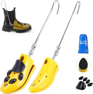 Boot Stretcher Men Women, Leather Shoe Stretcher for Thick Feet and Wide Feet, Adjustable Boot Widener Expander