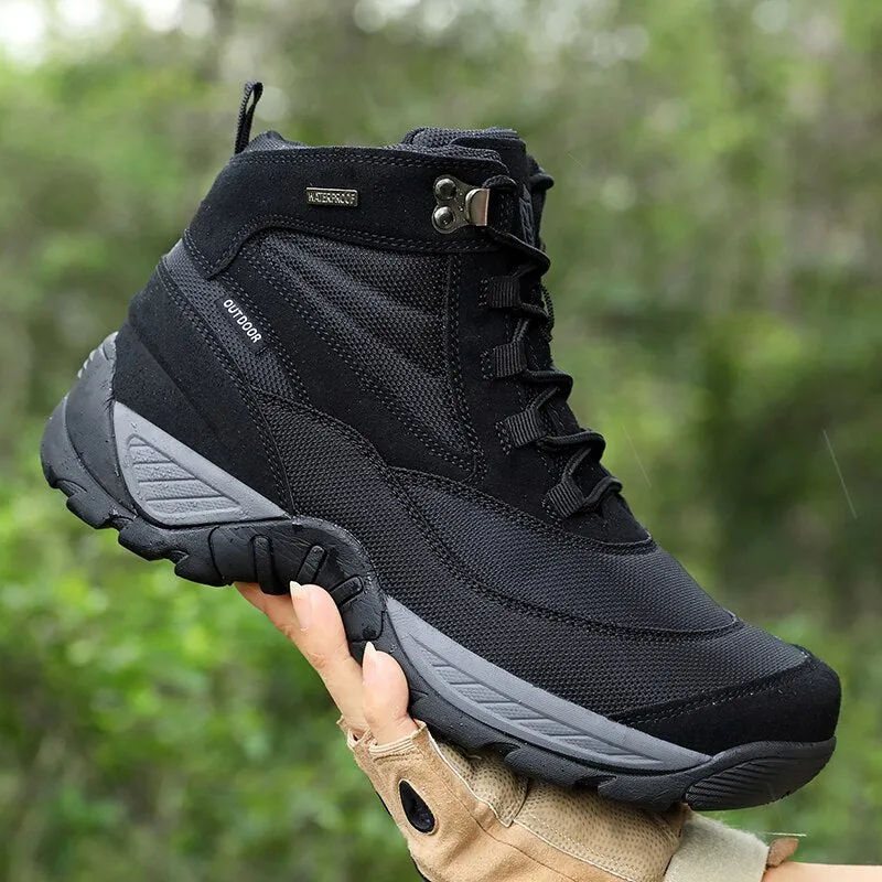 Brand Men's Military Boots Outdoor Non-slip Rubber Desert Hiking Boots