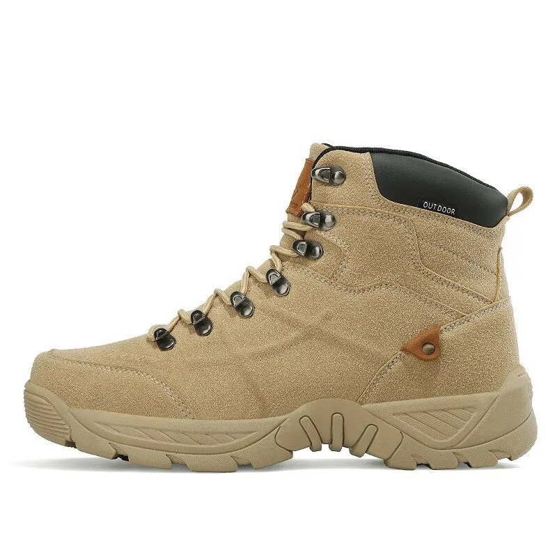 Brand Men's Military Boots Outdoor Non-slip Rubber Desert Hiking Boots