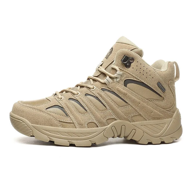 Brand Men's Military Boots Outdoor Non-slip Rubber Desert Hiking Boots