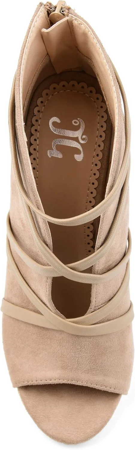 Brinley Co. Womens Center Cutout Bootie