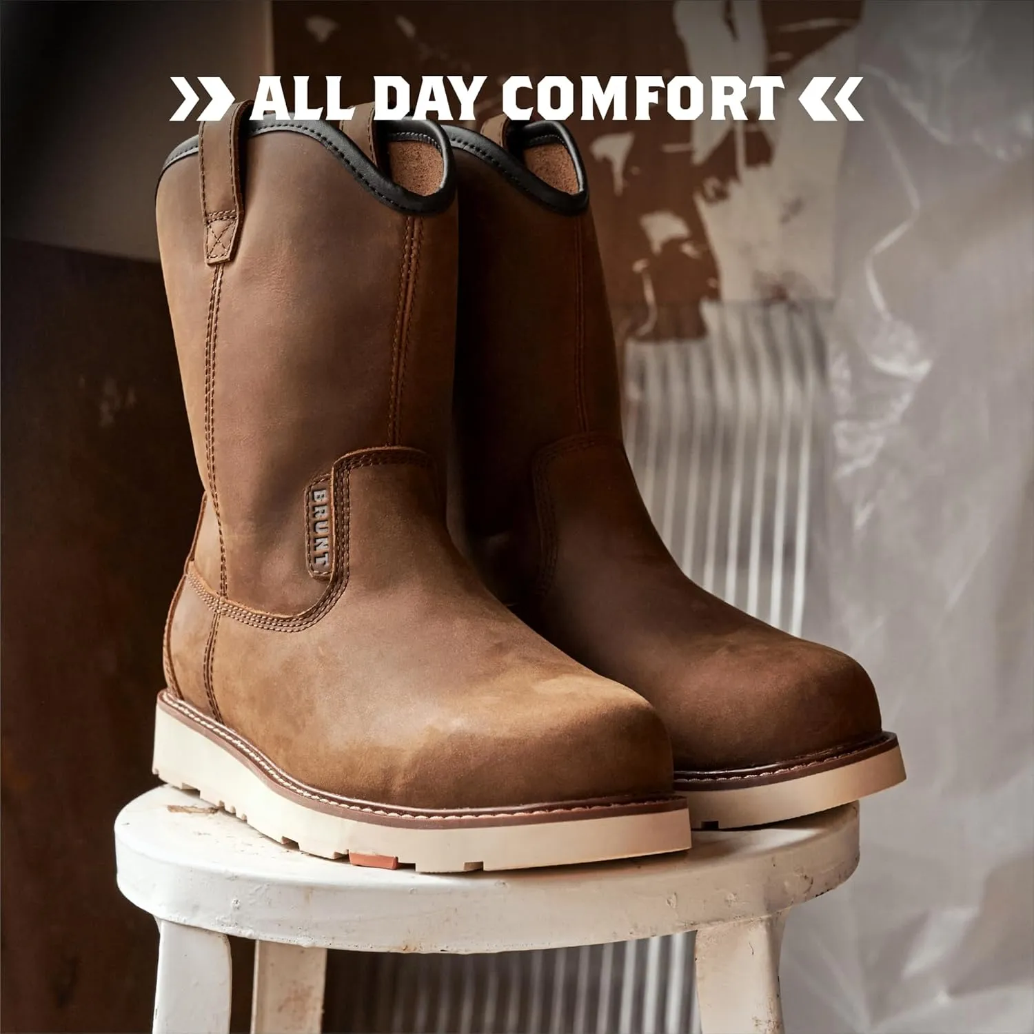 BRUNT Men's The Bolduc Soft Toe Construction Boot