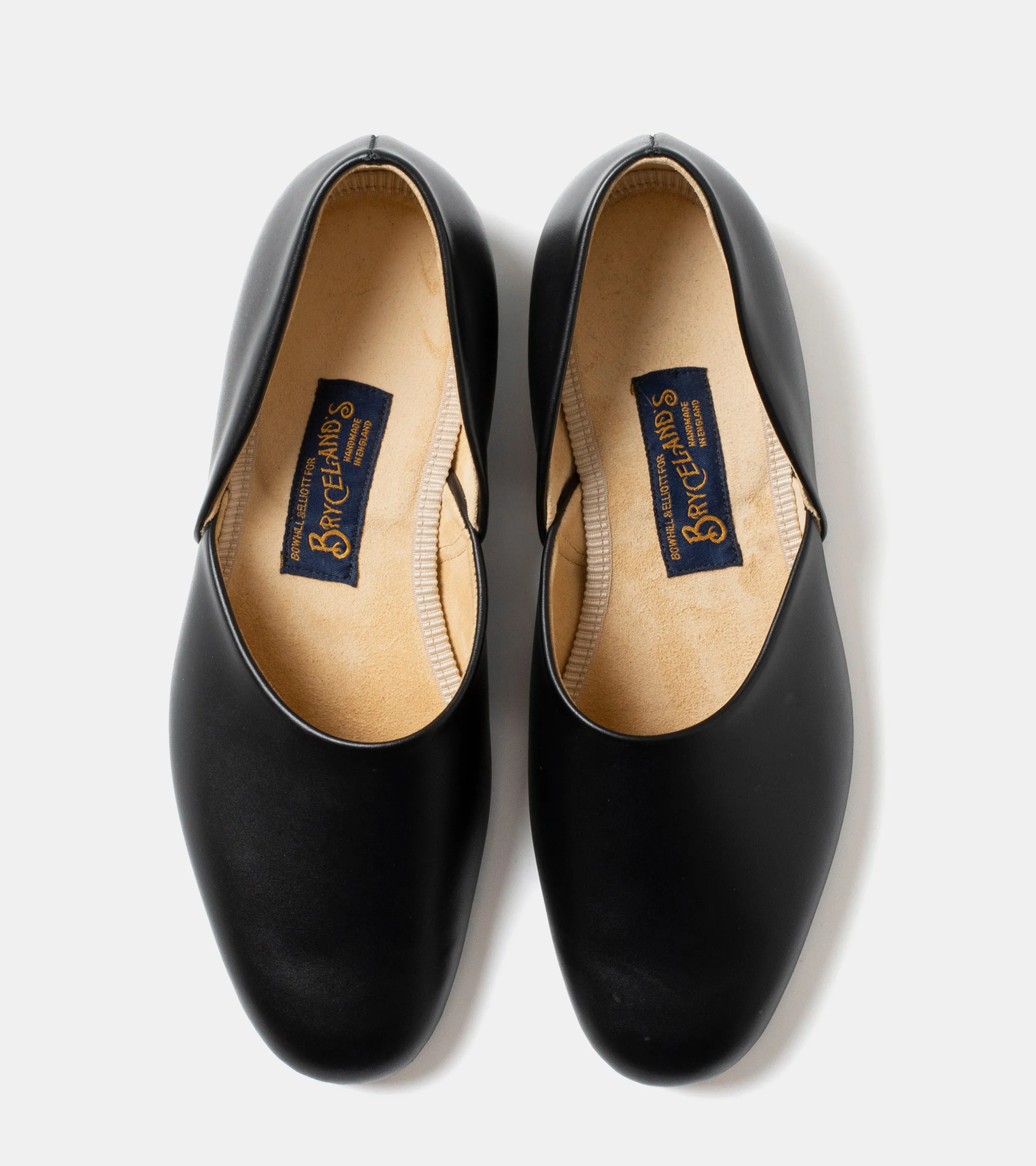 Bryceland's x Bowhill & Elliott Grecian Slippers Black