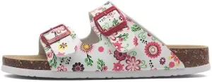 Buckle flat cork slippers summer men's and women's beach line button increase outdoor leisure slippers (Sunflower, Adult, Women, 4.5, Numeric Range, US Footwear Size System, 9, Medium)