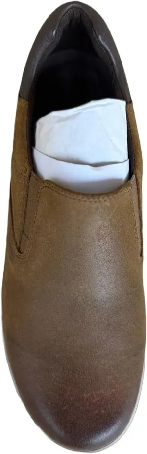 Burnished Suede Chelsea Boot – Comfortable Slip-On Ankle Boot with Cushioned Footbed and Rubber Outsole for All-Day Wear