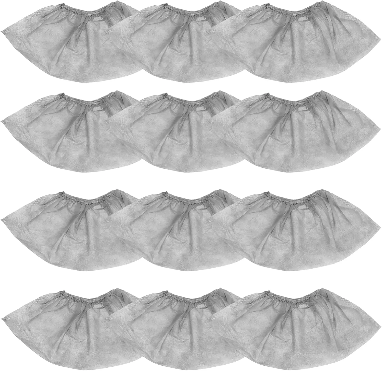 Cabilock 100Pcs Non Woven Shoe Covers Thickened Slip Overshoes for Indoor Use Protectors for Home Office and Outdoor Activities Convenient Dust and
