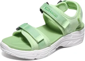 CAMEL CROWN Women's Athletic Sandals Comfortable Outdoor Walking Waterproof Lightweight Girls' Platform Shoes Open Toe Arch Support
